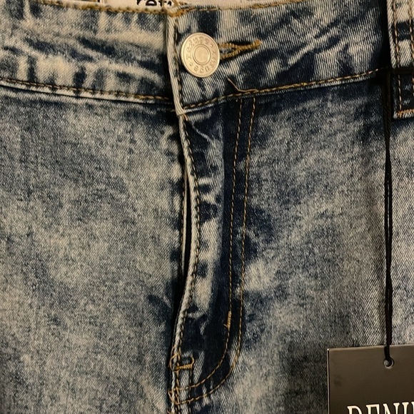 Refuge Baggy OVERSIZED‎ 12” wide leg Cargo women’s L pocket Jeans heavy wash NWT - Picture 4 of 16